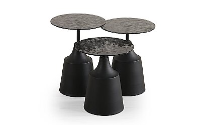 Medusa Home - Grade Füzyon Camlı Zigon Sehpa