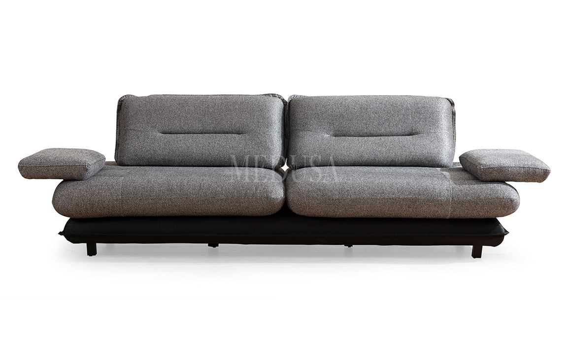 Medusa Home Mobilya - Gradyan Antrasit Üçlü Koltuk