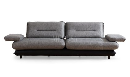 Medusa Home Mobilya - Gradyan Antrasit Üçlü Koltuk