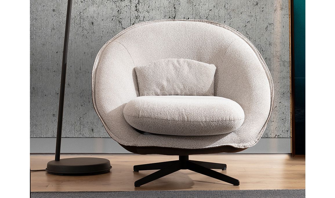 Medusa Home Mobilya - Gradyan Beyaz Berjer