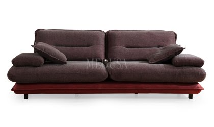 Medusa Home - Gradyan Bordo Üçlü Koltuk Medusa Home - Gradyan Bordo Üçlü Koltuk