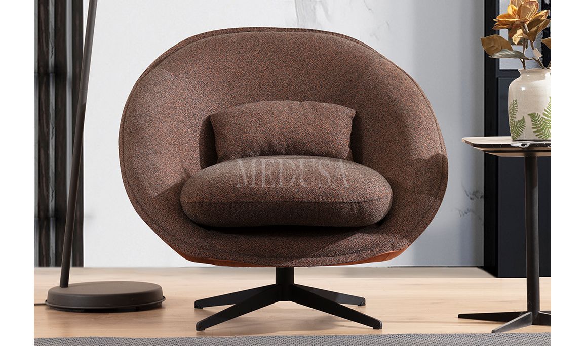 Medusa Home Mobilya - Gradyan Kahve Berjer