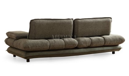 Medusa Home Mobilya - Gradyan Yeşil Üçlü Koltuk