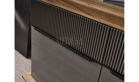 Medusa Home Mobilya - Grand Antrasit Yemek Odası