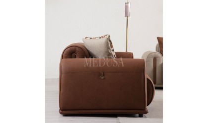Medusa Home Mobilya - Grande Üçlü Koltuk
