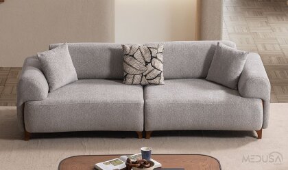 Medusa Home - Grove Gri Üçlü Koltuk Medusa Home - Grove Gri Üçlü Koltuk