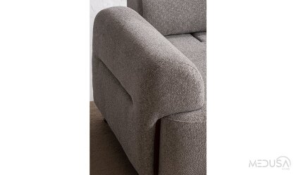 Medusa Home Mobilya - Grove Gri Üçlü Koltuk