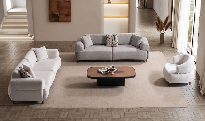 Medusa Home Mobilya - Grove Koltuk Takımı - Bohem Koltuk Takımı