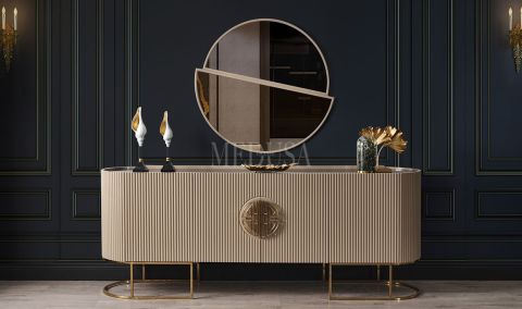 Medusa Home - Guard Capuccino Gold Konsol Medusa Home - Guard Capuccino Gold Konsol