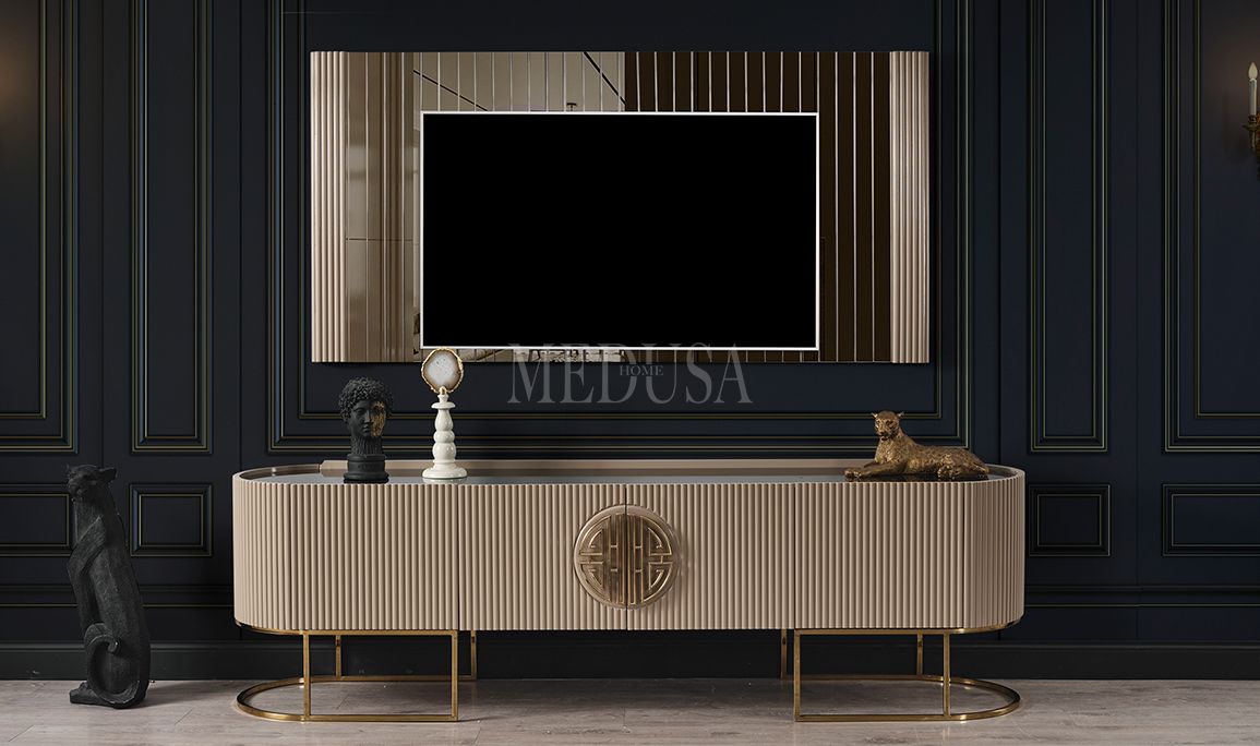 Medusa Home Mobilya - Guard Capuccino Gold Yemek Odası