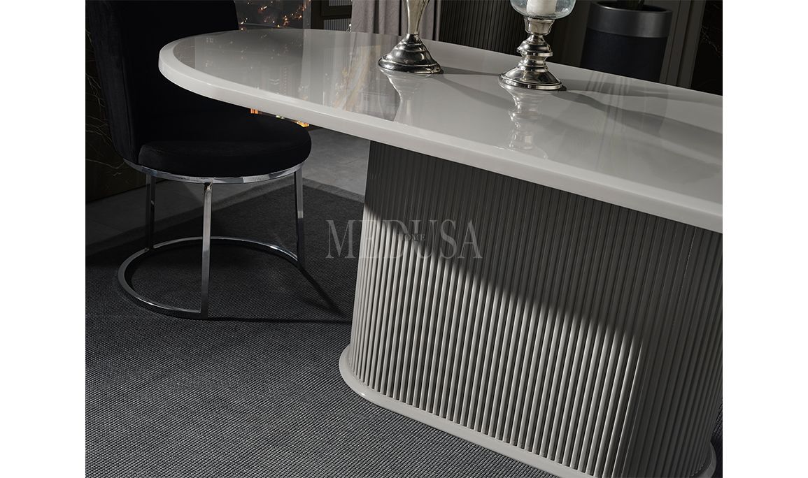Medusa Home Mobilya - Guard Duman Gri Yemek Masası