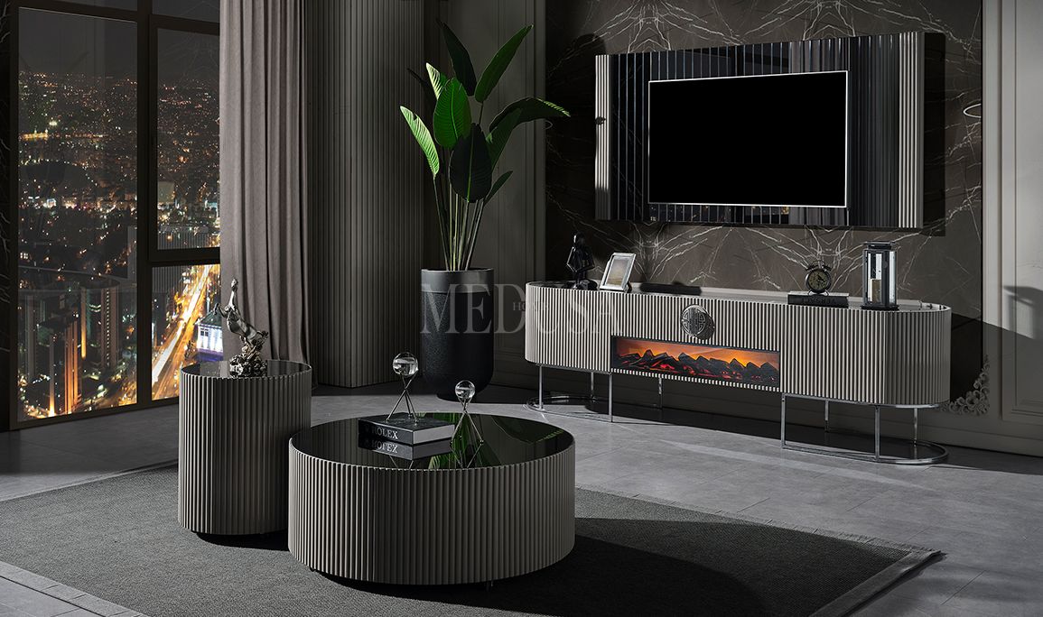 Medusa Home Mobilya - Guard Duman Gri Yemek Odası