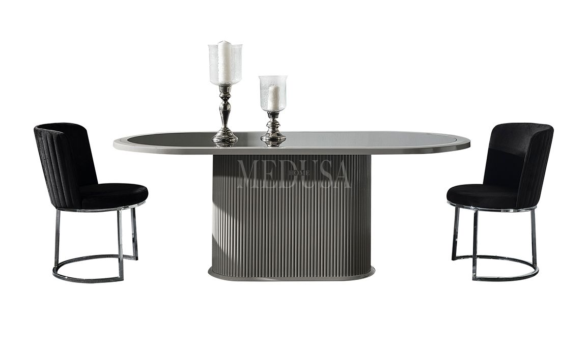 Medusa Home Mobilya - Guard Duman Gri Yemek Odası