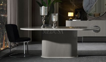 Medusa Home Mobilya - Guard Duman Gri Yemek Odası