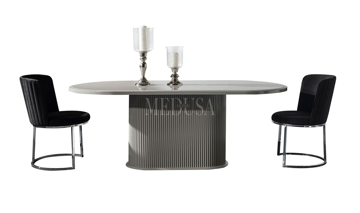 Medusa Home Mobilya - Guard Duman Gri Yemek Odası