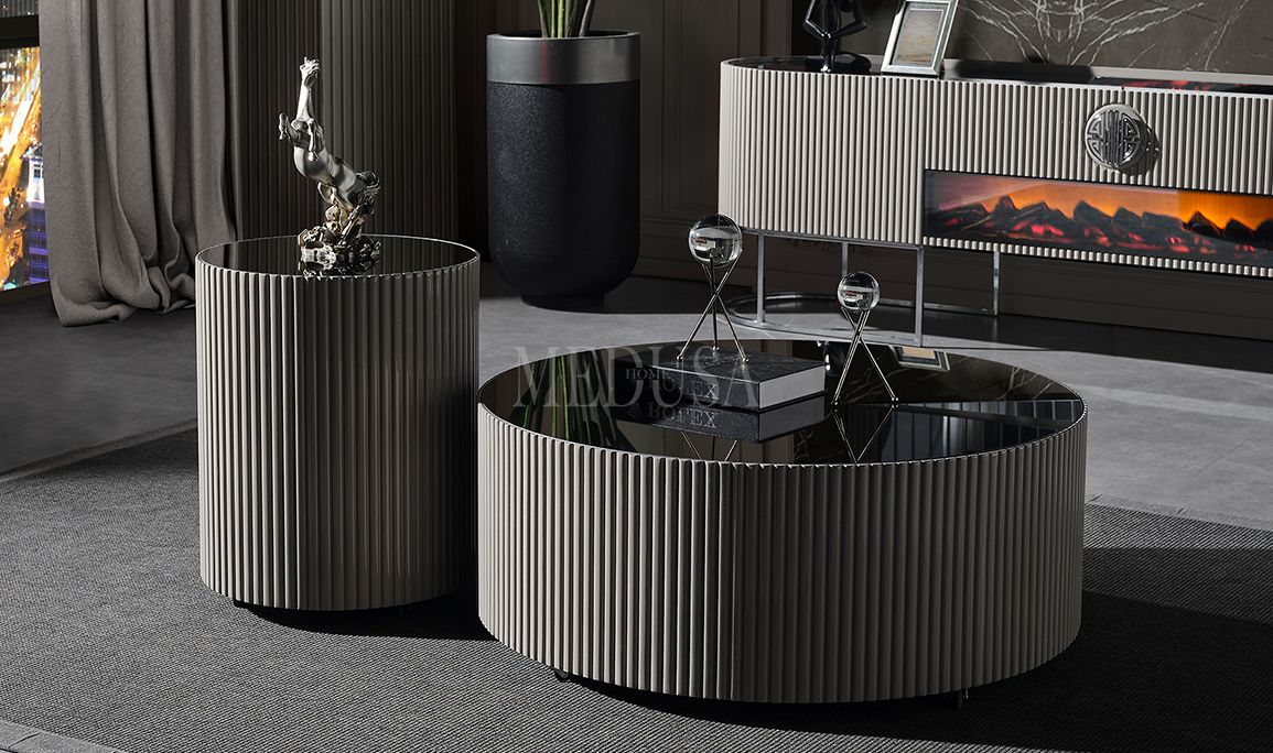 Medusa Home Mobilya - Guard Duman Gri Yemek Odası