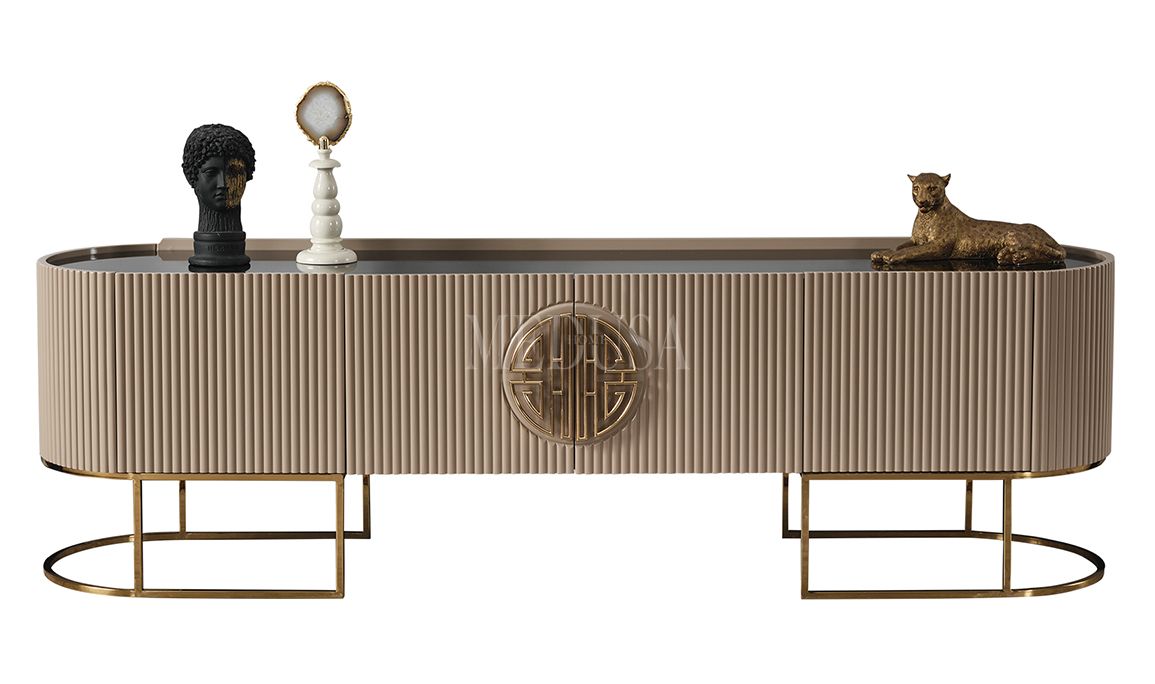Medusa Home Mobilya - Guard Capuccino Gold Tv Ünitesi