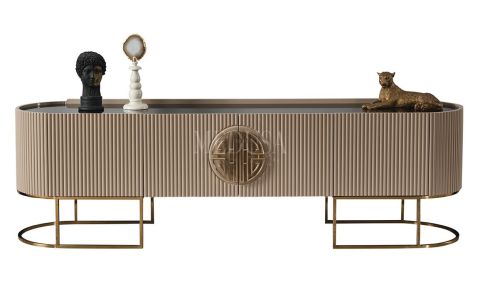 Medusa Home Mobilya - Guard Capuccino Gold Tv Ünitesi