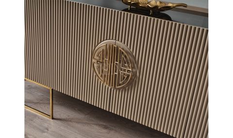 Medusa Home Mobilya - Guard Capuccino Gold Tv Ünitesi