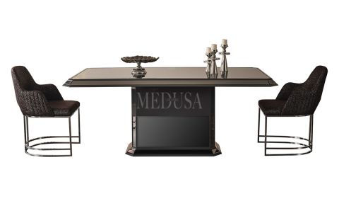 Medusa Home Mobilya - Gucci Antrasit Yemek Odası