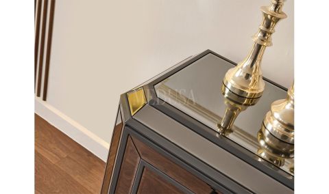 Medusa Home Mobilya - Gucci Antrasit Yemek Odası