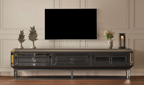 Medusa Home Mobilya - Gucci Antrasit Yemek Odası