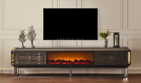 Medusa Home Mobilya - Gucci Antrasit Yemek Odası