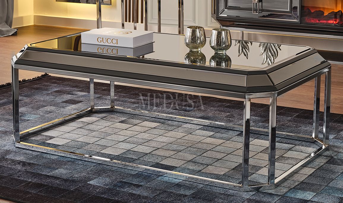 Medusa Home Mobilya - Gucci Antrasit Yemek Odası