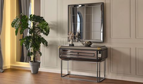 Medusa Home Mobilya - Gucci Antrasit Yemek Odası