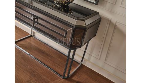 Medusa Home Mobilya - Gucci Antrasit Yemek Odası