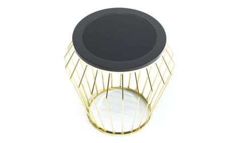Medusa Home Mobilya - Gucci Gold Yan Sehpa