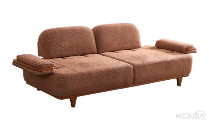 Medusa Home Mobilya - Gucci Kiremit Üçlü Koltuk