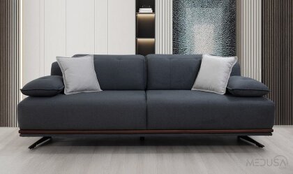 Medusa Home - Guzzi Antrasit Üçlü Koltuk Medusa Home - Guzzi Antrasit Üçlü Koltuk