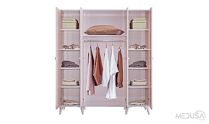Medusa Home Mobilya - Hayal 4 Kapaklı Gardırop