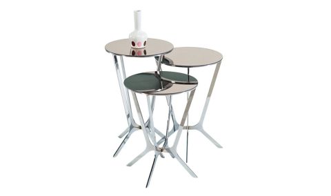 Medusa Home Mobilya - Hazal Silver Zigon Sehpa