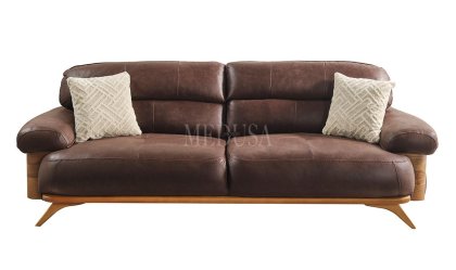 Medusa Home Mobilya - Heaven Üçlü Koltuk Kahve