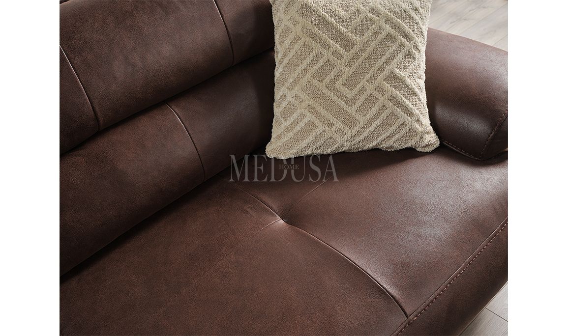 Medusa Home Mobilya - Heaven Üçlü Koltuk Kahve