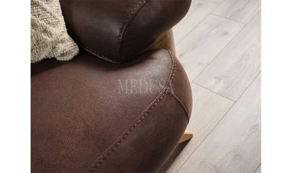 Medusa Home Mobilya - Heaven Üçlü Koltuk Kahve