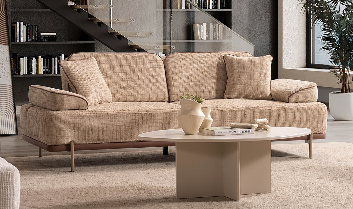 Medusa Home Mobilya - Helios Vizon Üçlü Koltuk
