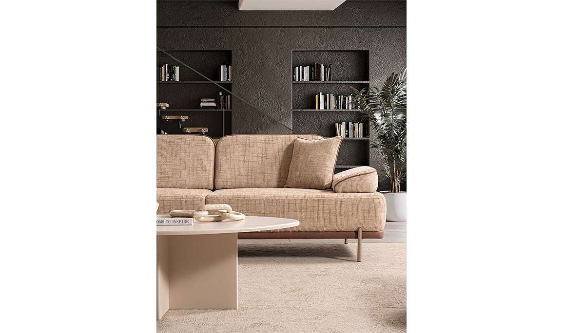 Medusa Home Mobilya - Helios Vizon Üçlü Koltuk