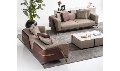 Medusa Home Mobilya - Hera Üçlü Koltuk
