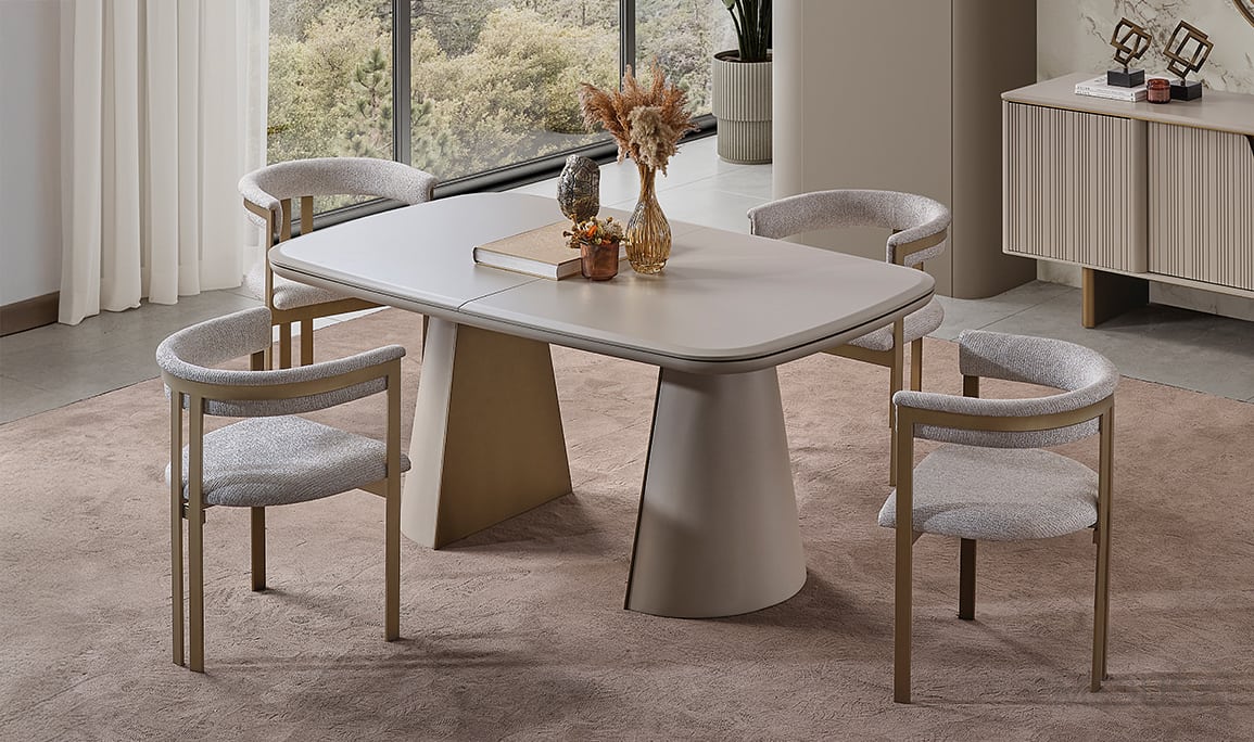 Medusa Home Mobilya - Heris Açılır Yemek Masası