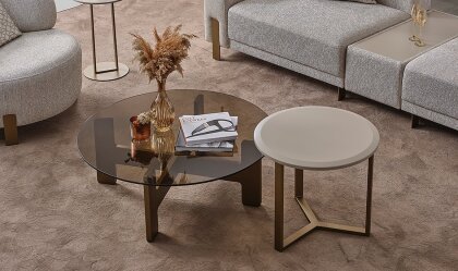 Medusa Home Mobilya - Heris Camlı Orta Sehpa