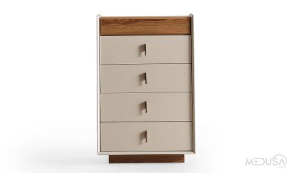 Medusa Home Mobilya - Heritage Krem & Ceviz Çamaşırlık