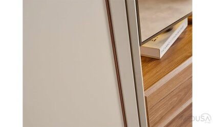 Medusa Home Mobilya - Heritage Krem & Ceviz Gardırop