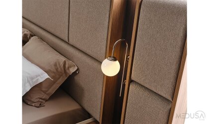 Medusa Home Mobilya - Heritage Krem & Ceviz Yatak Odası