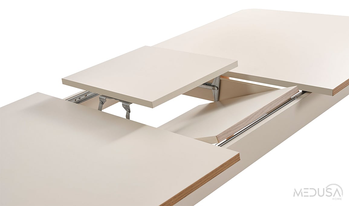 Medusa Home Mobilya - Heritage Krem & Ceviz Yemek Odası