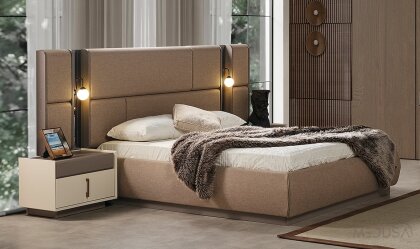 Medusa Home Mobilya - Heritage Krem & Gri Karyola