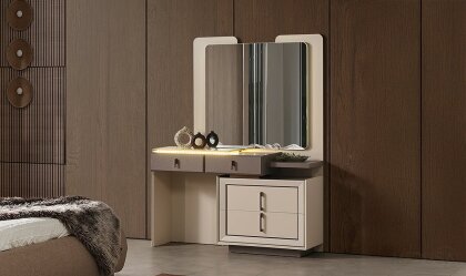 Medusa Home Mobilya - Heritage Krem & Gri Şifonyer