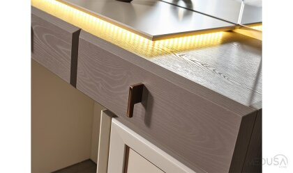 Medusa Home Mobilya - Heritage Krem & Gri Şifonyer